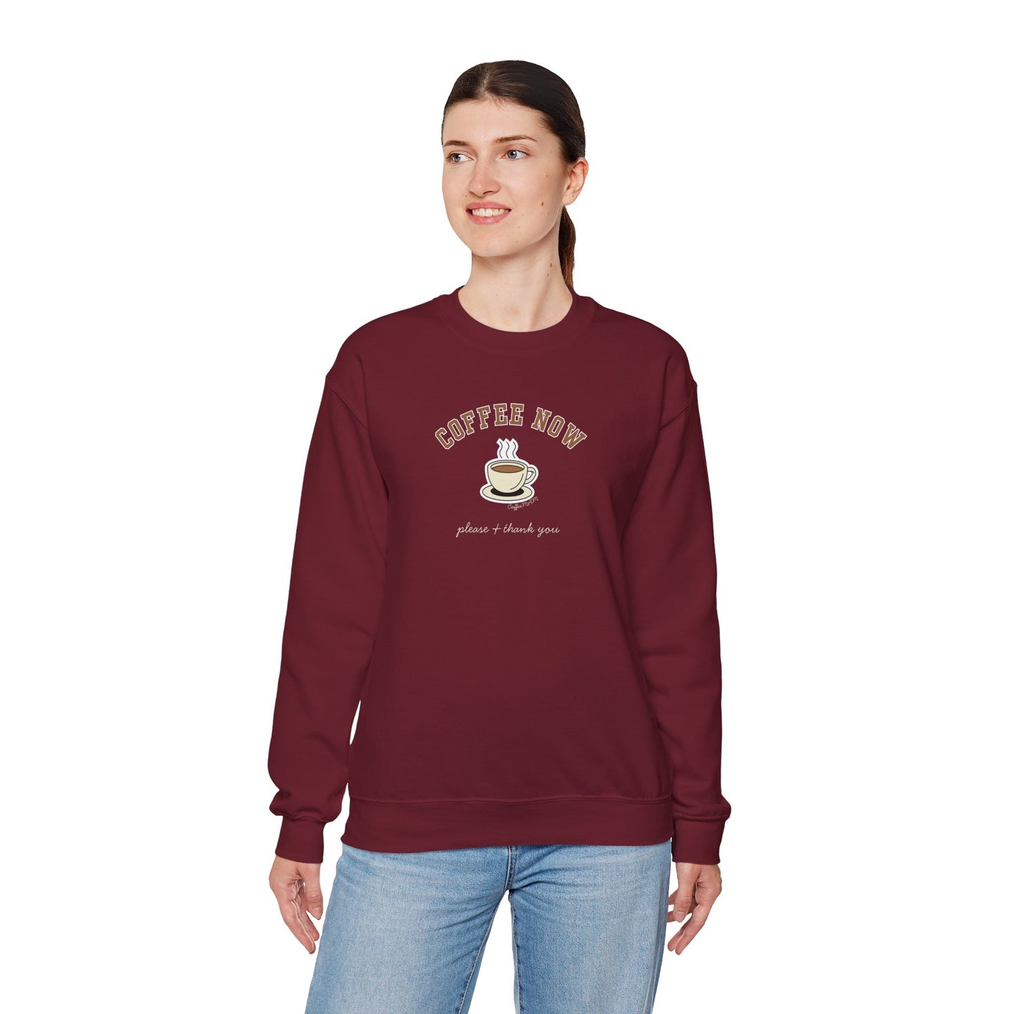 Coffee Now Crewneck Sweatshirt