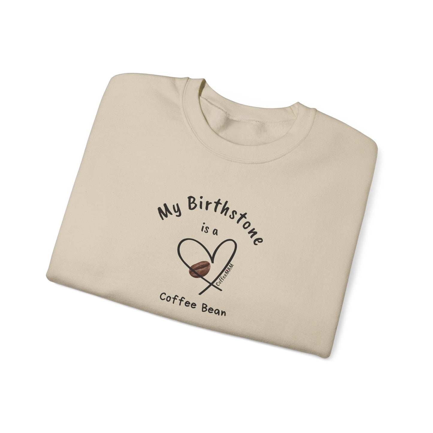 Coffee Bean Birthstone Crewneck Sweatshirt
