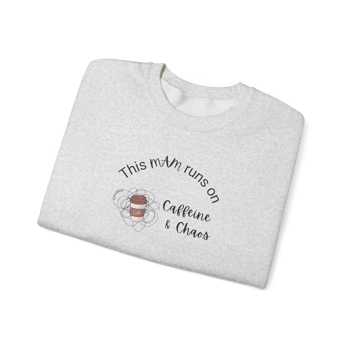 Caffeine & Chaos Crewneck Sweatshirt