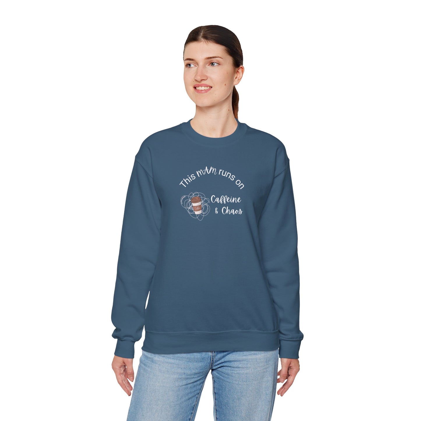 Caffeine & Chaos Crewneck Sweatshirt
