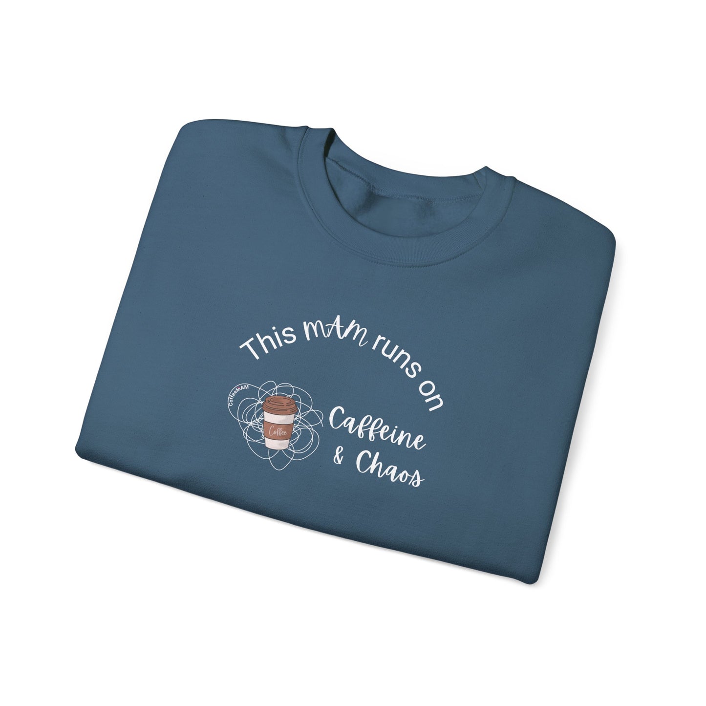 Caffeine & Chaos Crewneck Sweatshirt