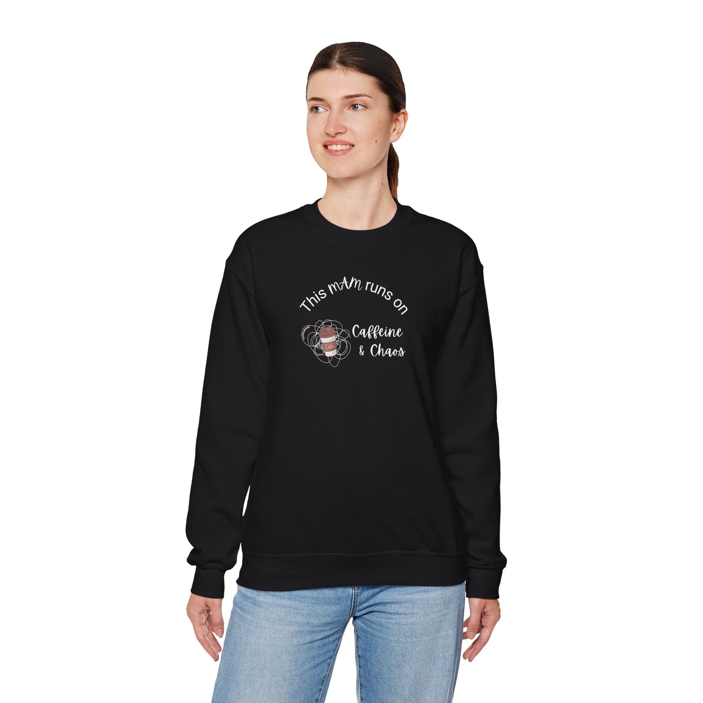 Caffeine & Chaos Crewneck Sweatshirt
