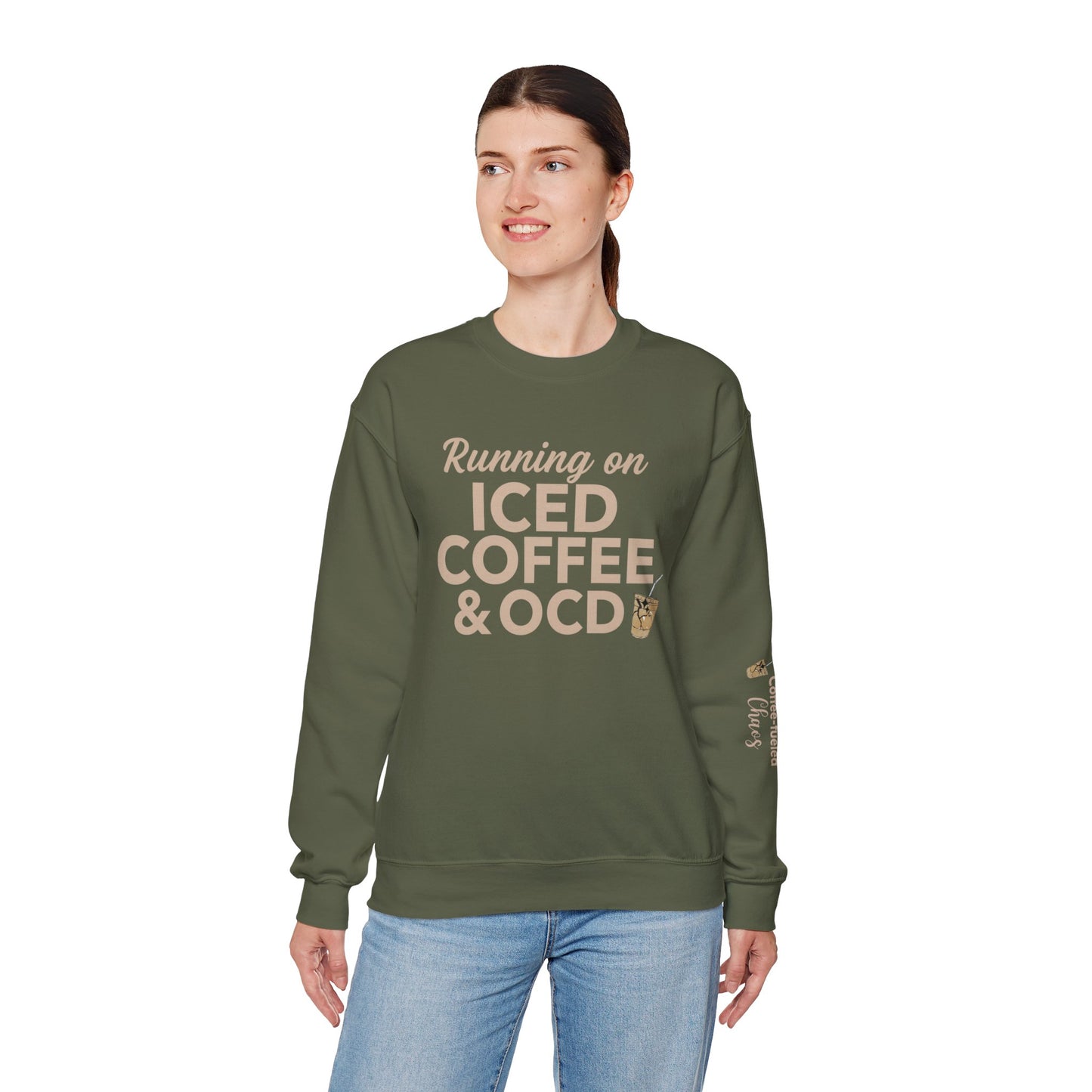 Iced Coffee & OCD Crewneck Sweatshirt