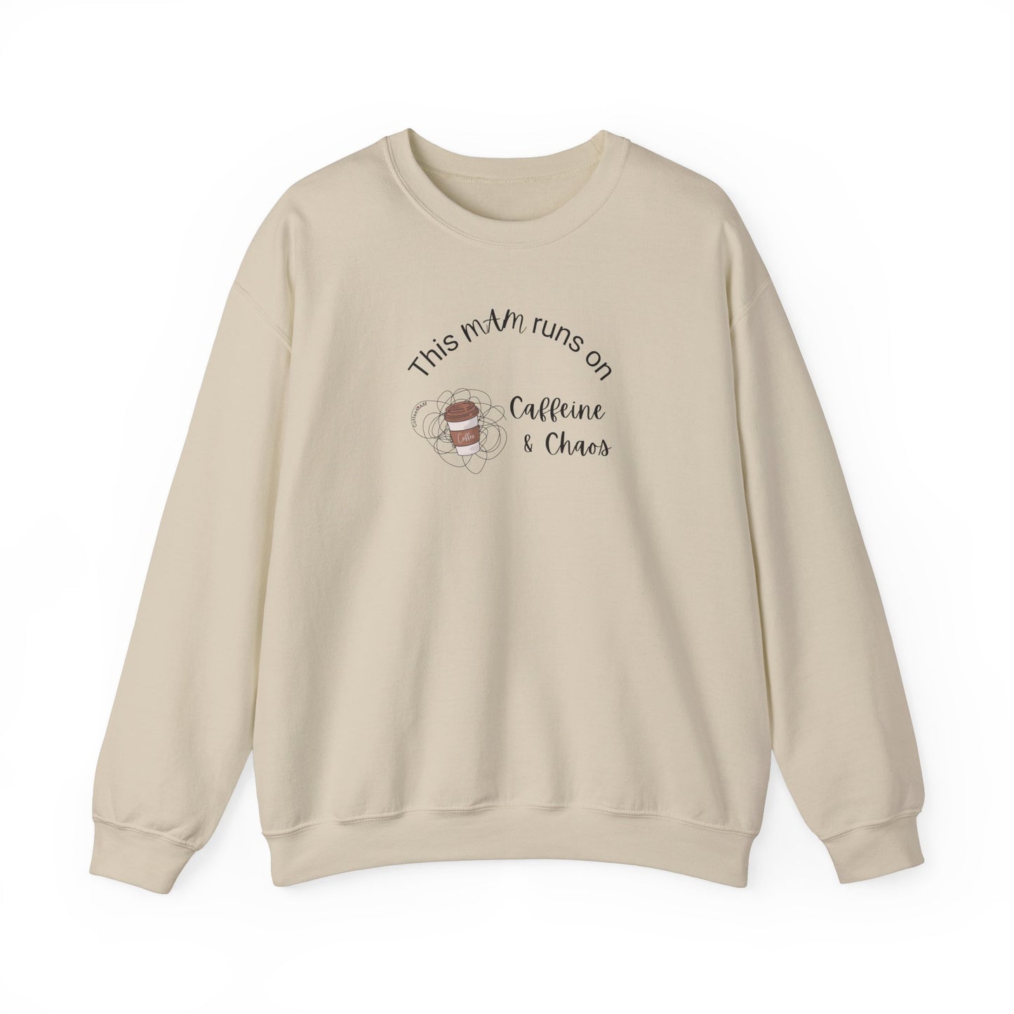 Caffeine & Chaos Crewneck Sweatshirt