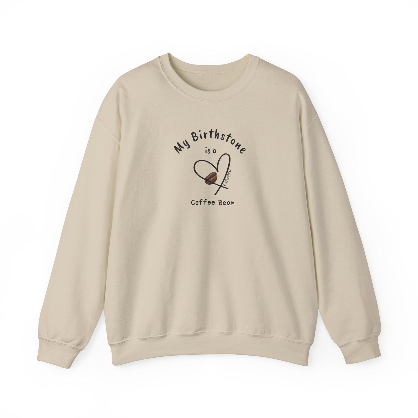 Coffee Bean Birthstone Crewneck Sweatshirt