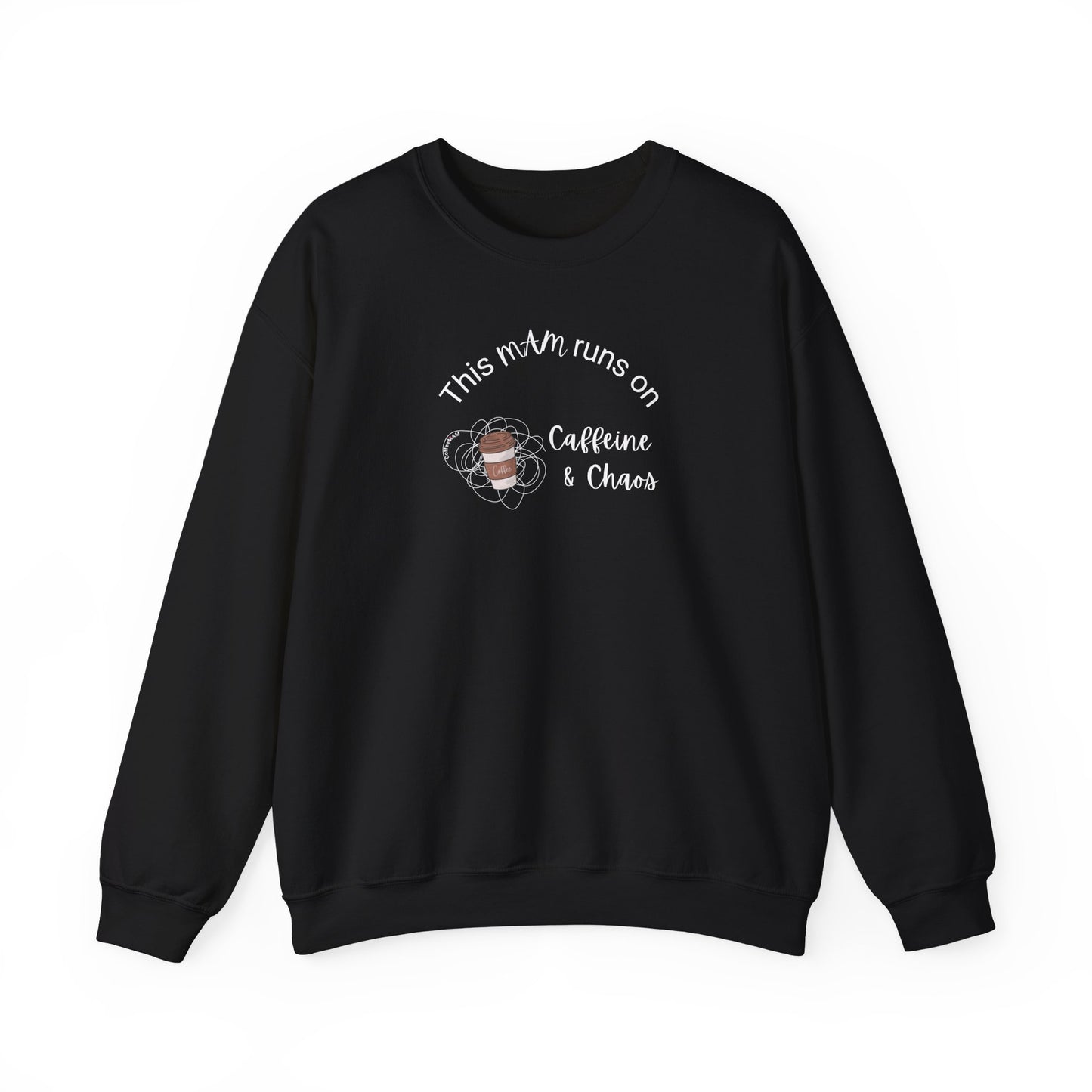 Caffeine & Chaos Crewneck Sweatshirt