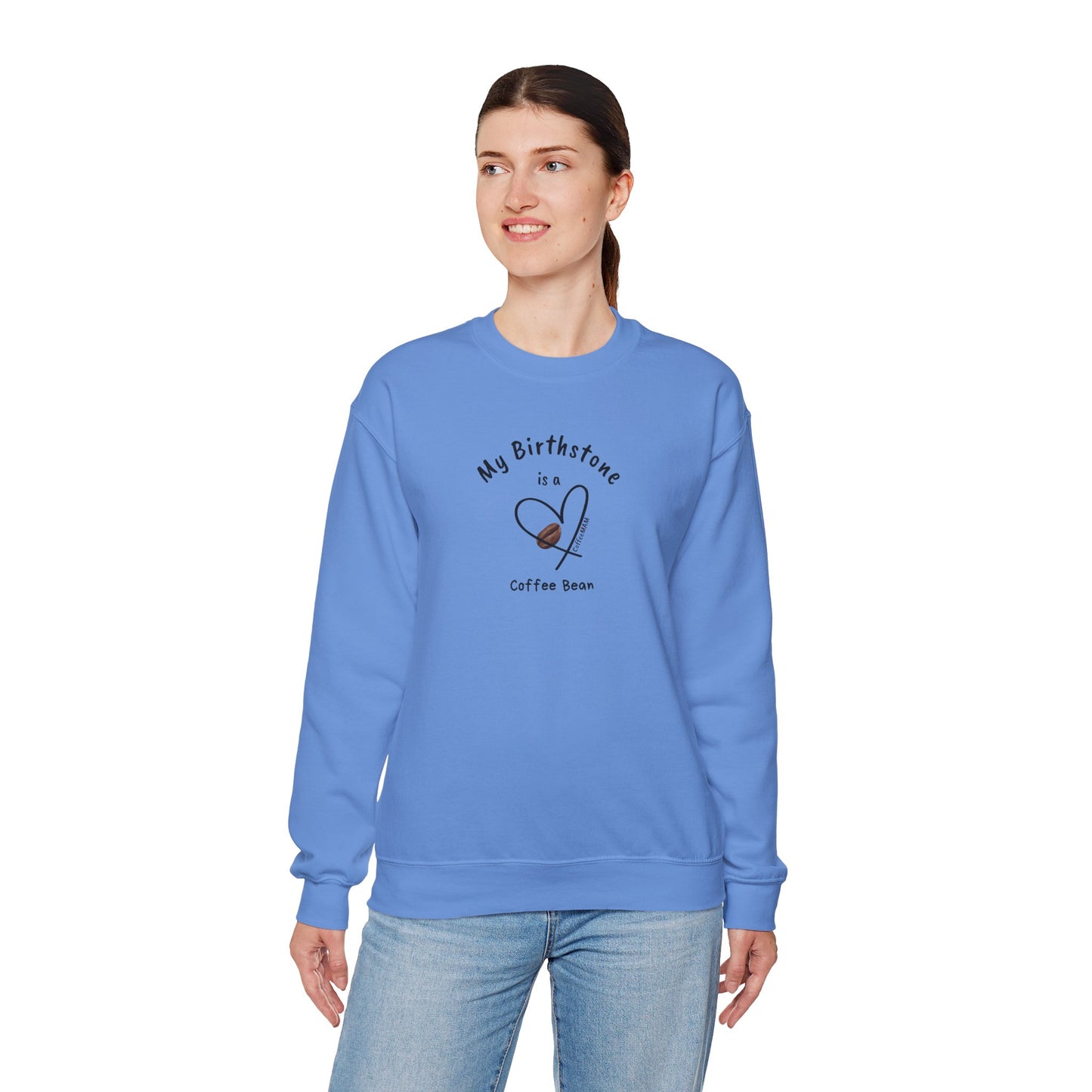 Coffee Bean Birthstone Crewneck Sweatshirt