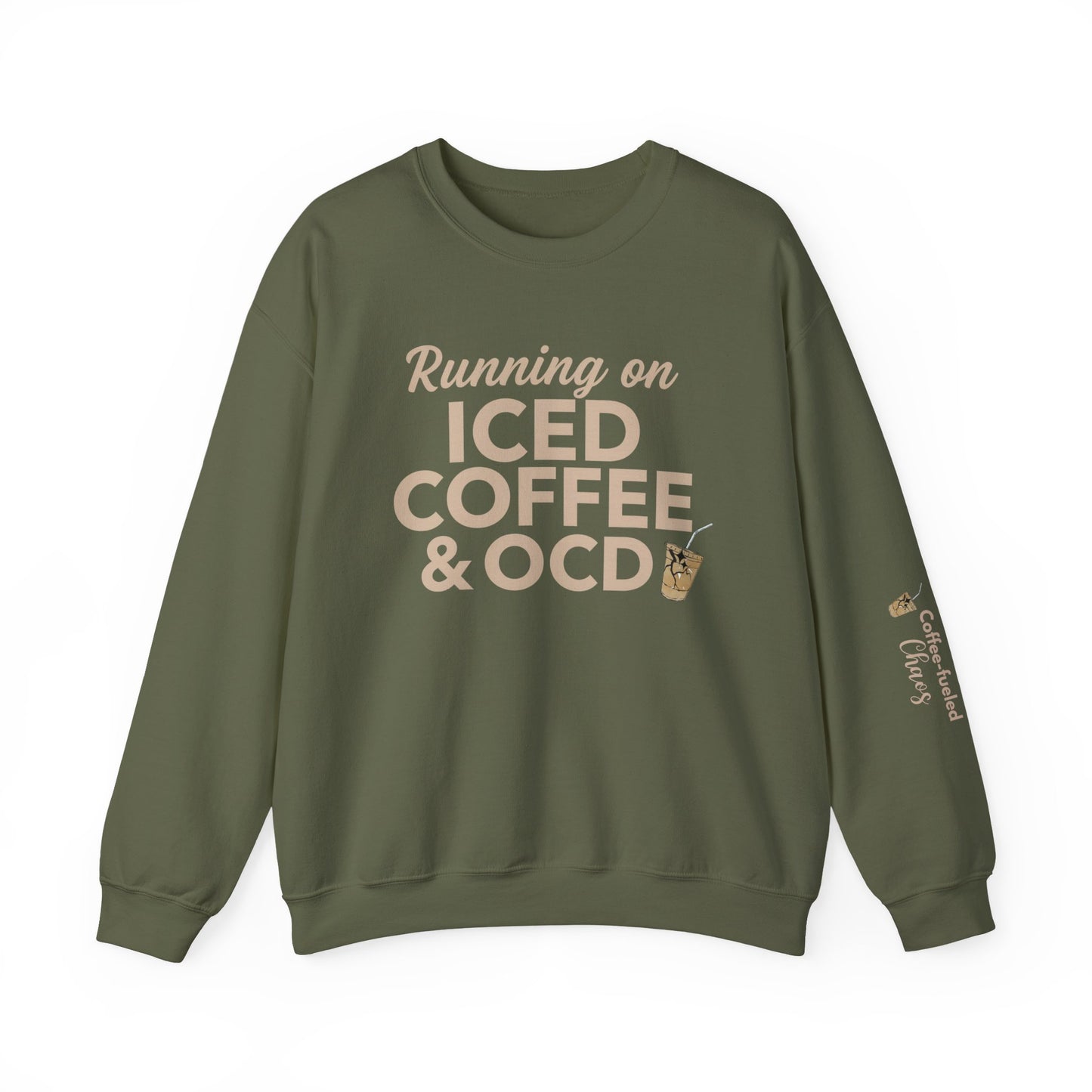 Iced Coffee & OCD Crewneck Sweatshirt