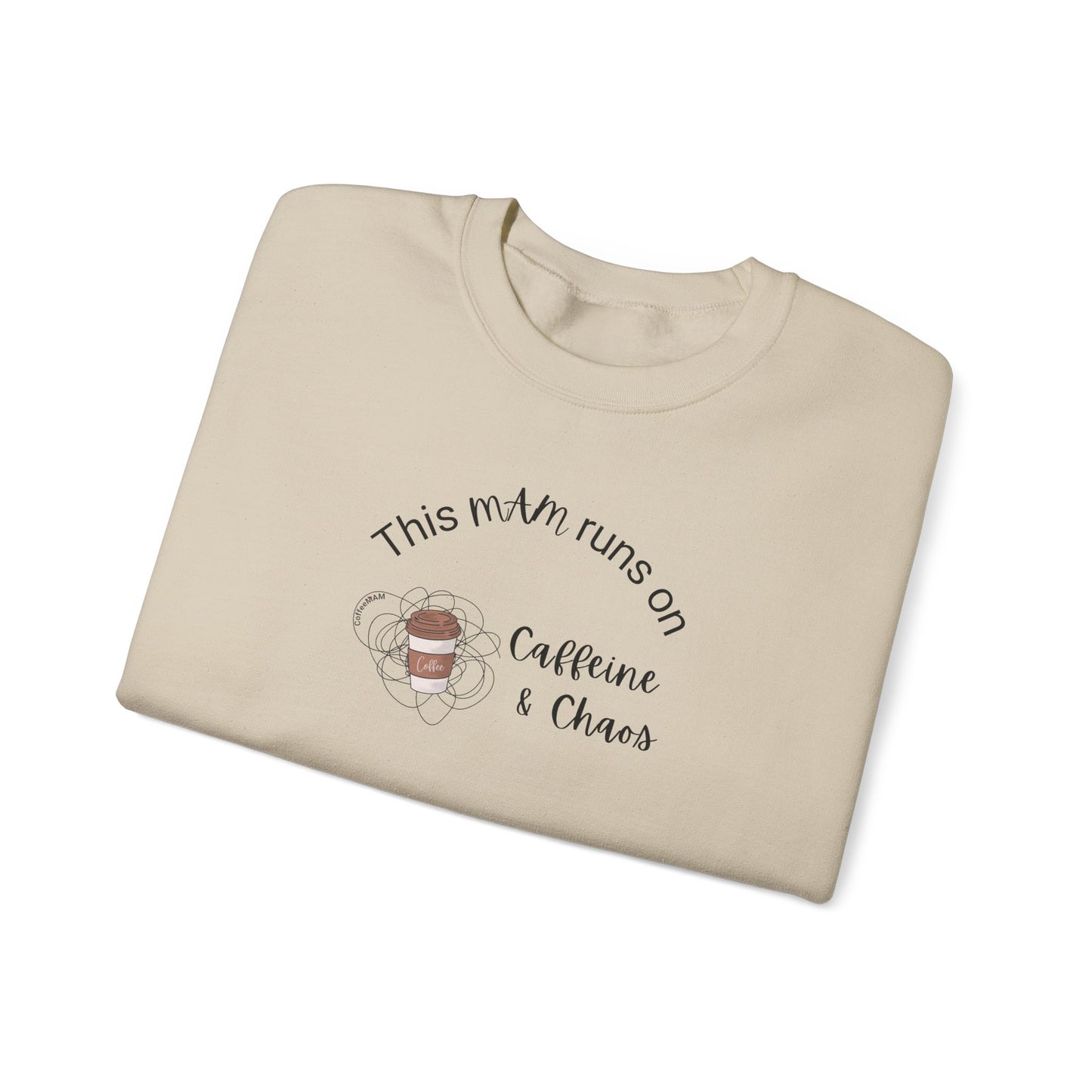 Caffeine & Chaos Crewneck Sweatshirt