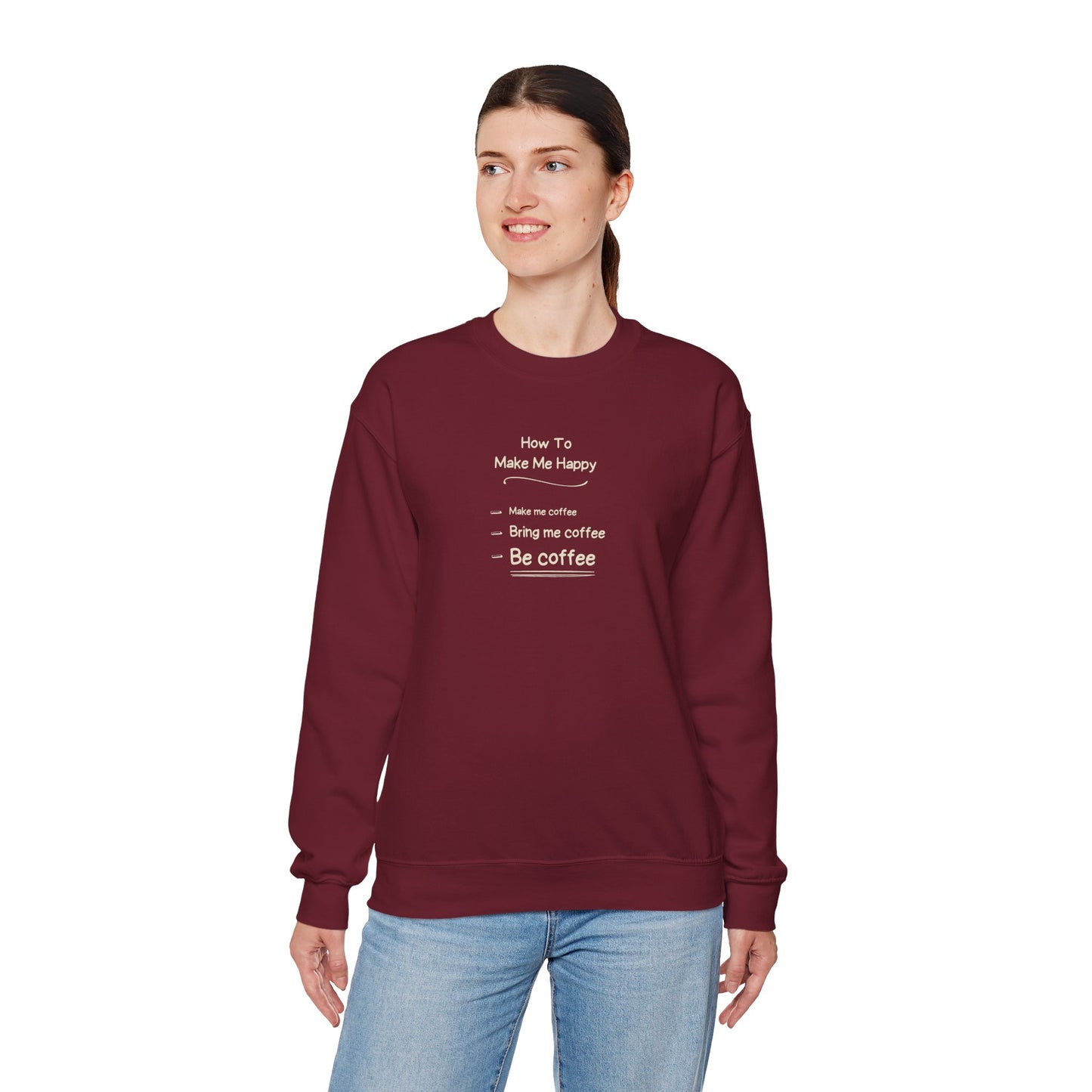 Be Coffee Crewneck Sweatshirt