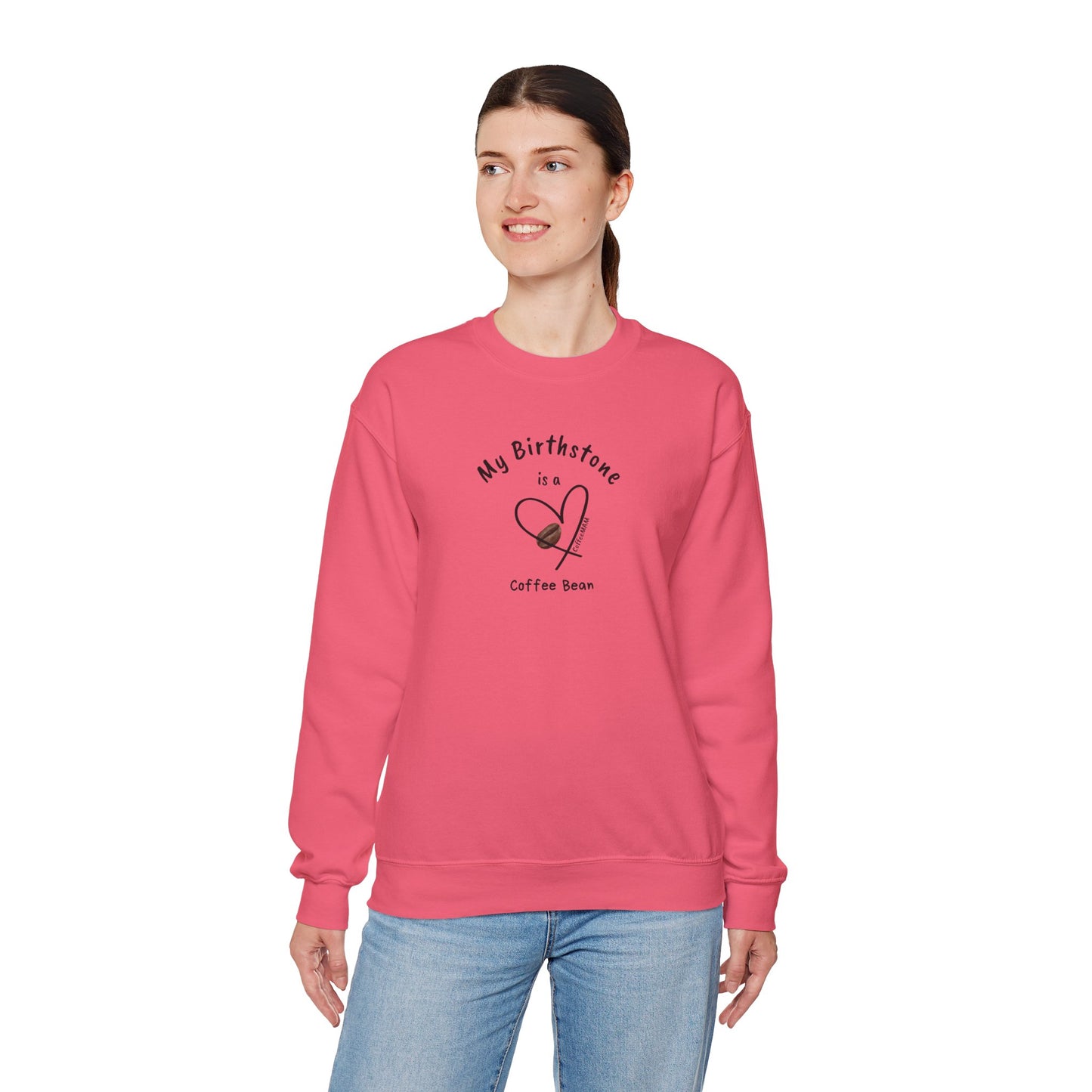Coffee Bean Birthstone Crewneck Sweatshirt