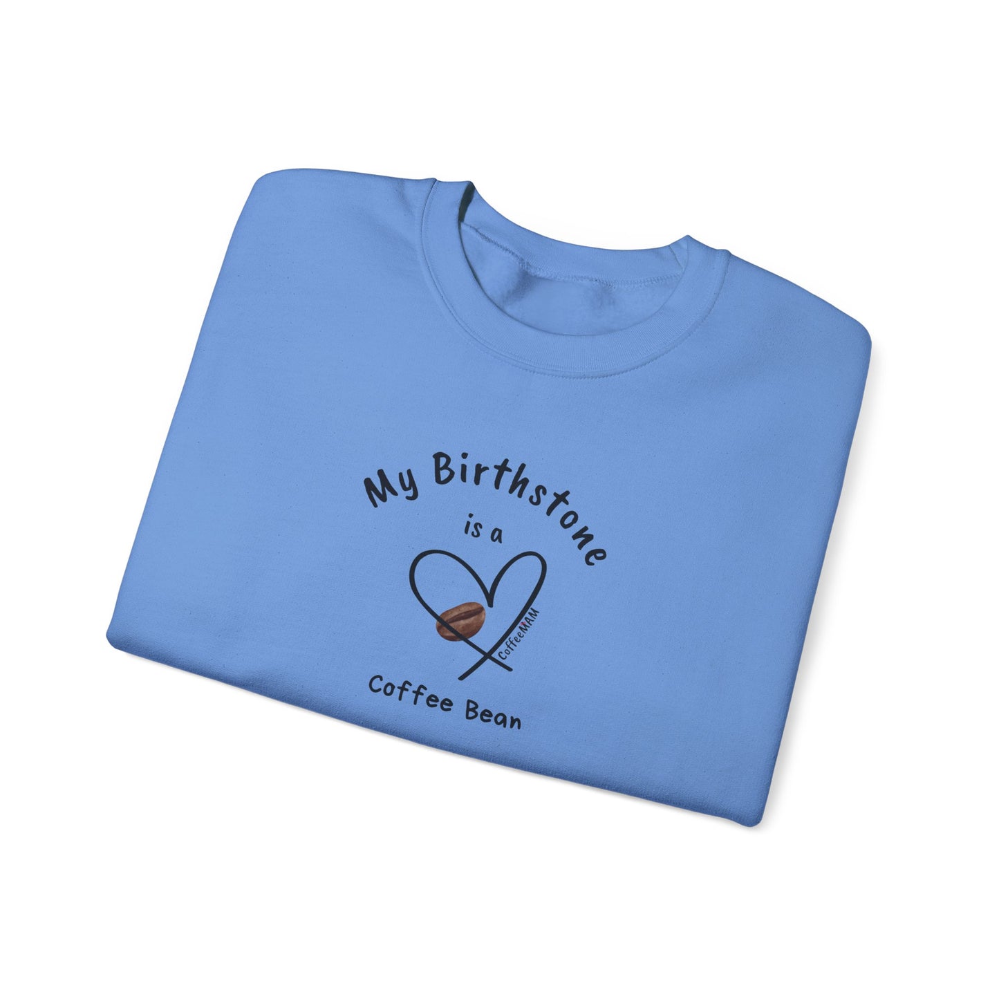 Coffee Bean Birthstone Crewneck Sweatshirt