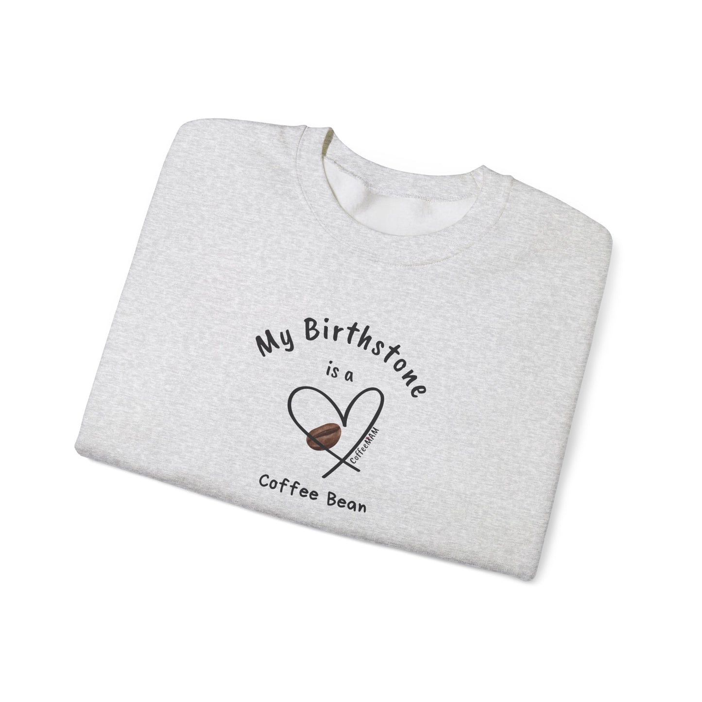 Coffee Bean Birthstone Crewneck Sweatshirt