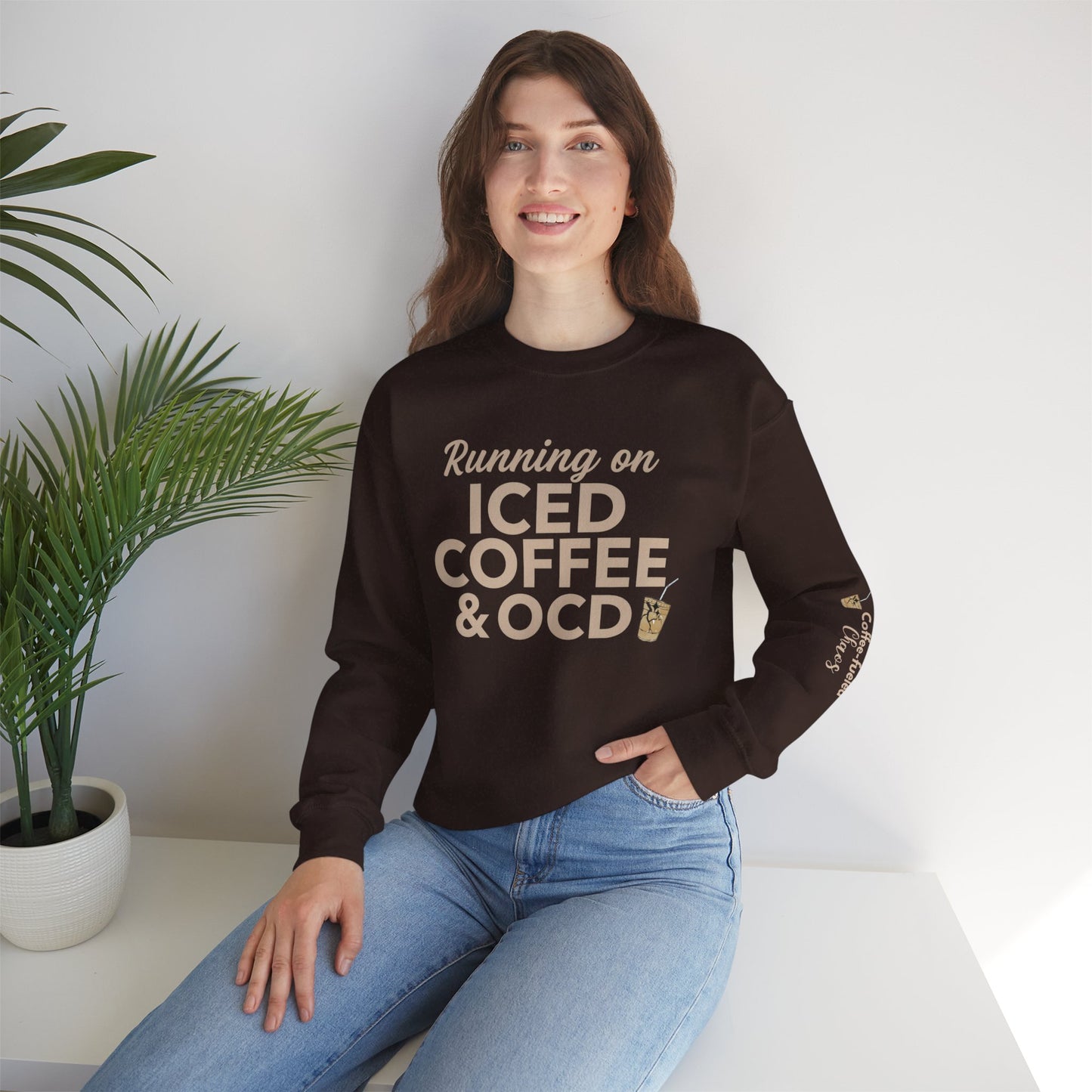 Iced Coffee & OCD Crewneck Sweatshirt