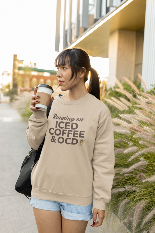Iced Coffee & OCD Crewneck Sweatshirt